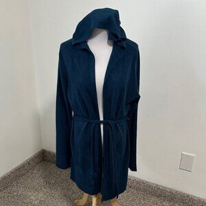 🐎 NWT Carol Rose Belted Hooded Cardigan Sweater